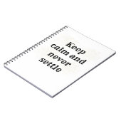 inspirierende Formulierung Notizblock (Linke Seite)