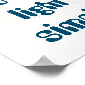 inspirierende Formulierung Poster (Ecke)