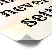 inspirierende Formulierung Poster (Ecke)