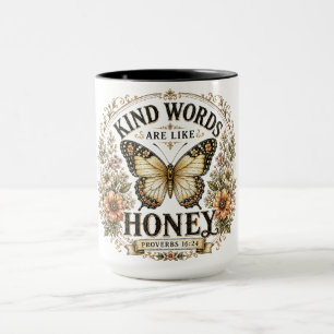 Inspirierende freundliche Worte Tasse
