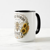 Inspirierende freundliche Worte Tasse (VorderseiteRechts)