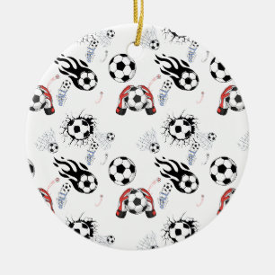Inspirierende Fußball-Torhüter-Keramik-Verzierung  Keramik Ornament