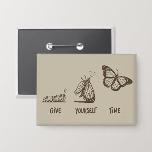 Inspirierende Geschenk-Spruch Motivierend Psychisc Button