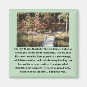 Inspirierende Geschenke Stille Tapferkeit Magnet