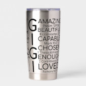 Inspirierende Gigi Thermobecher (Vorderseite)