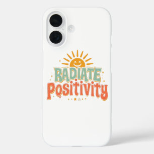 Inspirierende gute Vibes und Glückseligkeit iPhone 16 Hülle