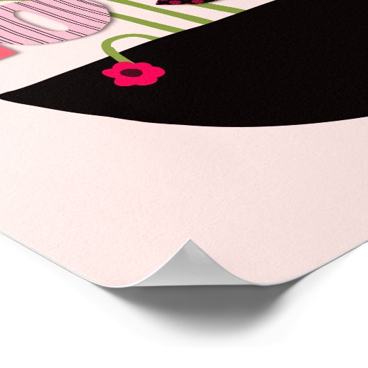 inspirierende Handschrift Poster (Ecke)