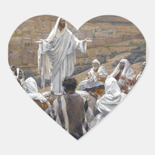 Inspirierende Jesus Bibel Glaube Hoffnung Liebe Herz-Aufkleber