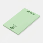 Inspirierende junge Geister Englischlehrer Design Post-it Klebezettel (angewinkelt)