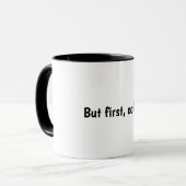 Inspirierende Kaffeetasse (Vorderseite Links)
