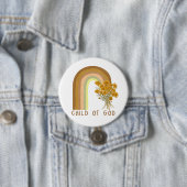 Inspirierende Kind-Gott-Wortkunst Button (Beispiel)