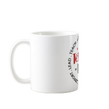 Inspirierende Lehrertypografie-Kaffeetasse