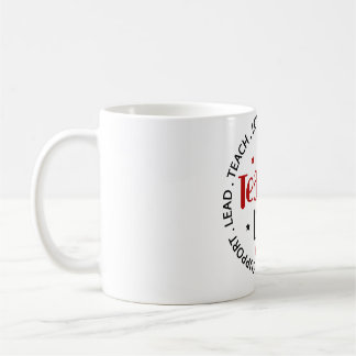 Inspirierende Lehrertypografie-Kaffeetasse Kaffeetasse