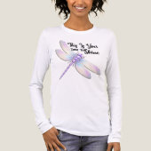 Inspirierende Libelle Tri-Blend Shirt (Vorderseite)