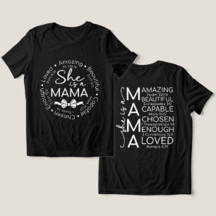 Inspirierende Mama Tri-Blend Shirt
