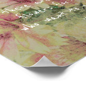 inspirierende Matisse Zitat Poster Blume (Ecke)