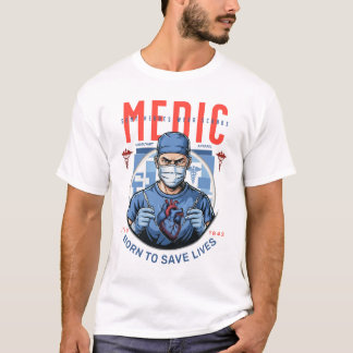 Inspirierende medizinische Heldenkunst Geboren, u T-Shirt