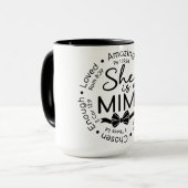 Inspirierende Mimi Tasse (Vorderseite Links)