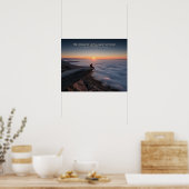 Inspirierende Motivationsbotschaft Poster (Küche)