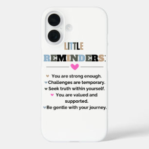 Inspirierende Motivationsgeschenke Kleine Erinneru iPhone 16 Hülle