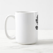 Inspirierende Mutter-Typografie-Blumendesign Kaffeetasse (Links)
