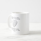 Inspirierende nächste Generation: Mathematik- und Kaffeetasse (Vorderseite Links)