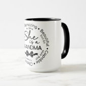 Inspirierende Oma Tasse (VorderseiteRechts)