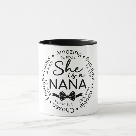 Inspirierende Oma Tasse (Zentrum)