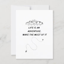 Inspirierende Postkarte