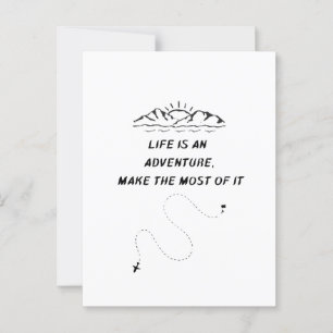Inspirierende Postkarte