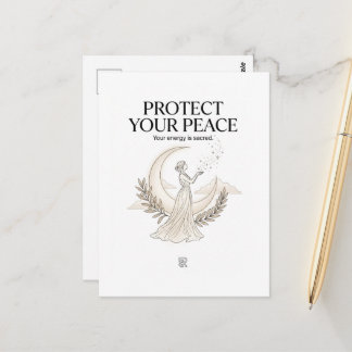 Inspirierende Postkarte für Frauen - Schütze deine