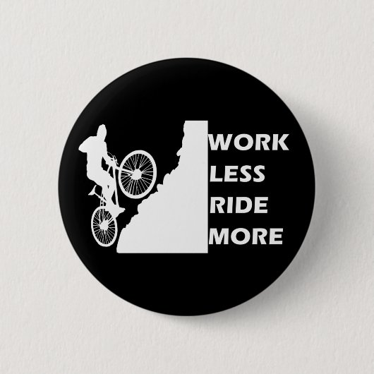 inspirierende Radfahrermotivation Button (Vorderseite)