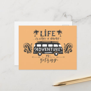 Inspirierende Reise Postkarte