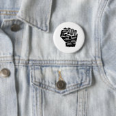 Inspirierende schwarze Führer Faust - Schwarze Ges Button (Beispiel)