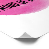 inspirierende Selbstannahmeangebote Poster (Ecke)