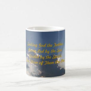 Inspirierende Strahlen Kaffeetasse