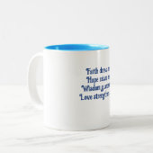 Inspirierende Tasse (Vorderseite Links)