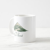 Inspirierende Tasse 'Take the Quiet Road' (Vorderseite Links)