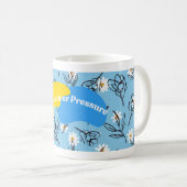 Inspirierende Tassendesign-Blumenmuster Kaffeetasse (VorderseiteRechts)