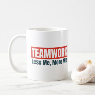 Inspirierende Teamarbeit-Zitate Mitarbeiter Firmen Kaffeetasse