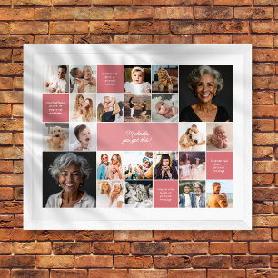 Inspirierende tröstende individuelle Text 22-Foto- Poster