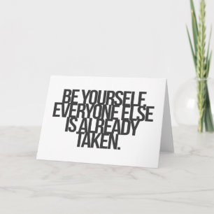 inspirierende und motivierend Zitate Karte