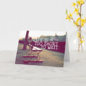 inspirierende und motivierend Zitate Karte (Gelbe Blume)