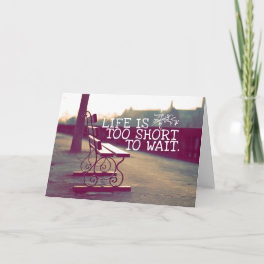 inspirierende und motivierend Zitate Karte (Vorderseite)