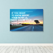 inspirierende und motivierend Zitate Leinwanddruck (Insitu (Holzboden))