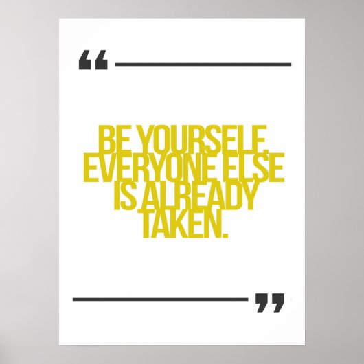 inspirierende und motivierend Zitate Poster (Vorne)