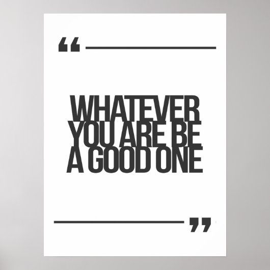 inspirierende und motivierend Zitate Poster (Vorne)