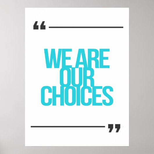 inspirierende und motivierend Zitate Poster (Vorne)