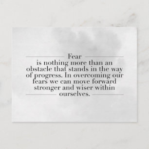 inspirierende und motivierend Zitate Postkarte