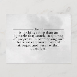 inspirierende und motivierend Zitate Postkarte